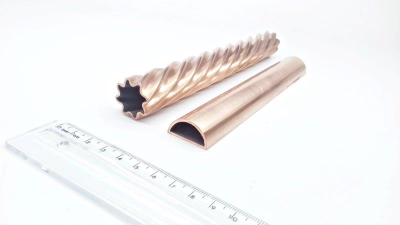 Trefilação de tubos de cobre