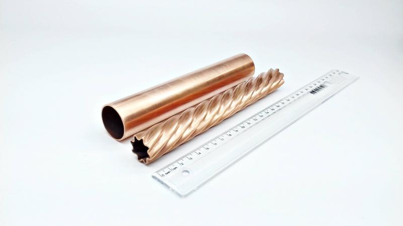 Tubo de cobre eletrolítico