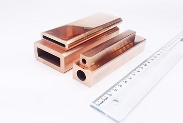 Tubo de cobre retangular
